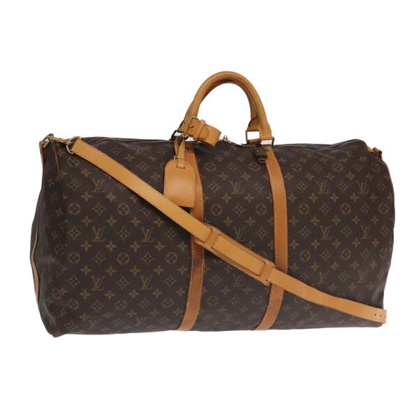 LOUIS VUITTON Monogram Keepall Bandouliere 60 Boston Bag M41412 - Picture 1 of 16